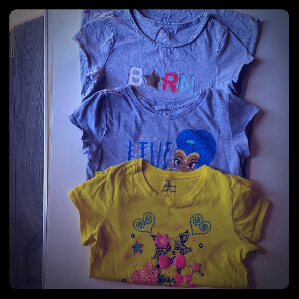 Girls T-shirts (Pack of 3)